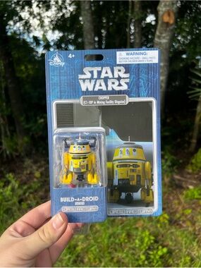 Disney Parks Star Wars Droid Factory Build A Droid Figure July Chopper Mech NEW